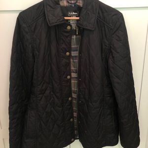 LL Bean Quilted Riding Jacket